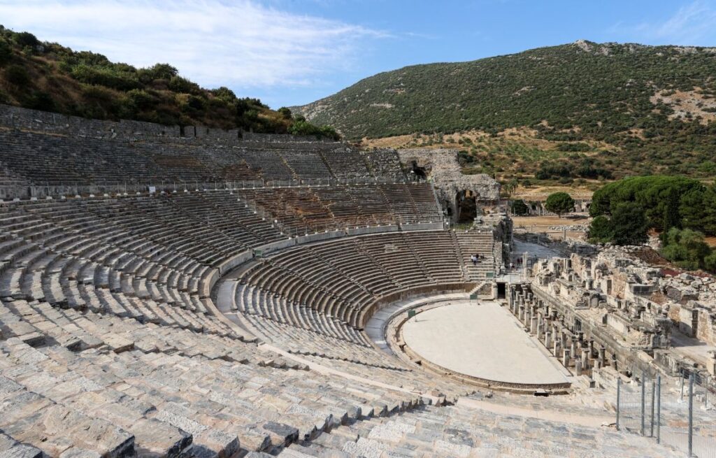 Ephesus Great Theatre with a capacity of 24,000 people