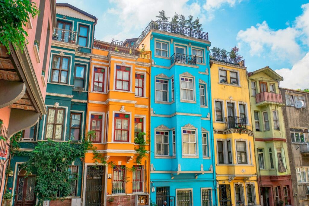 Most colorful Balat Houses