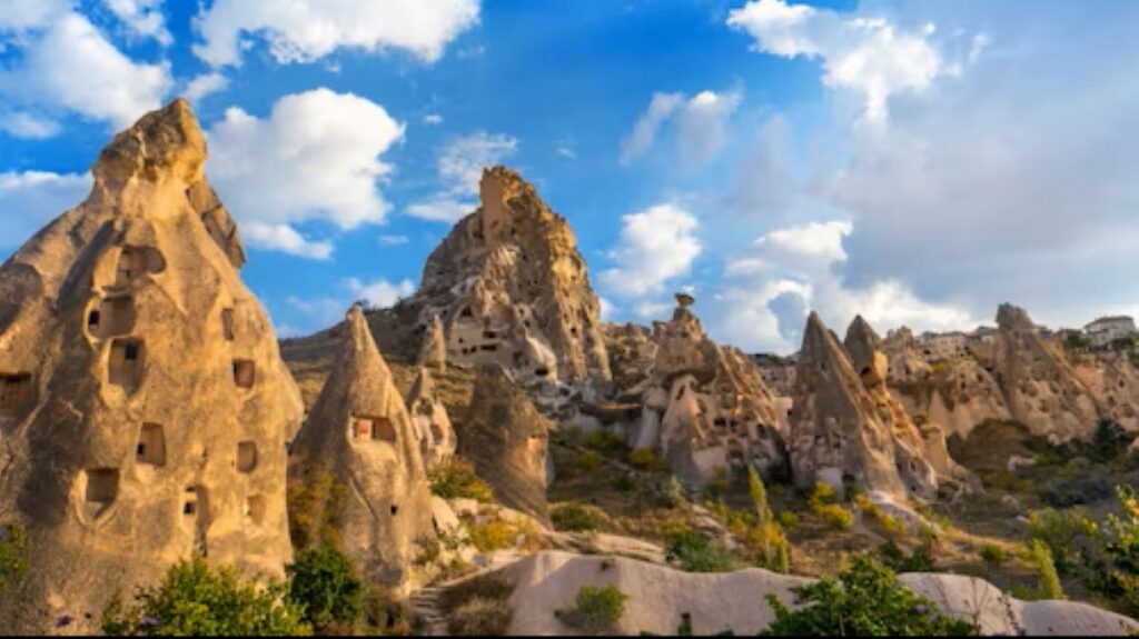 fairy chimneys rock formations cappadocia turkey