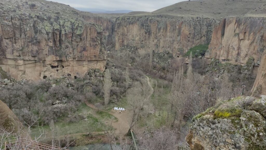 Ihlara Canyon hiking trail Cappadocia