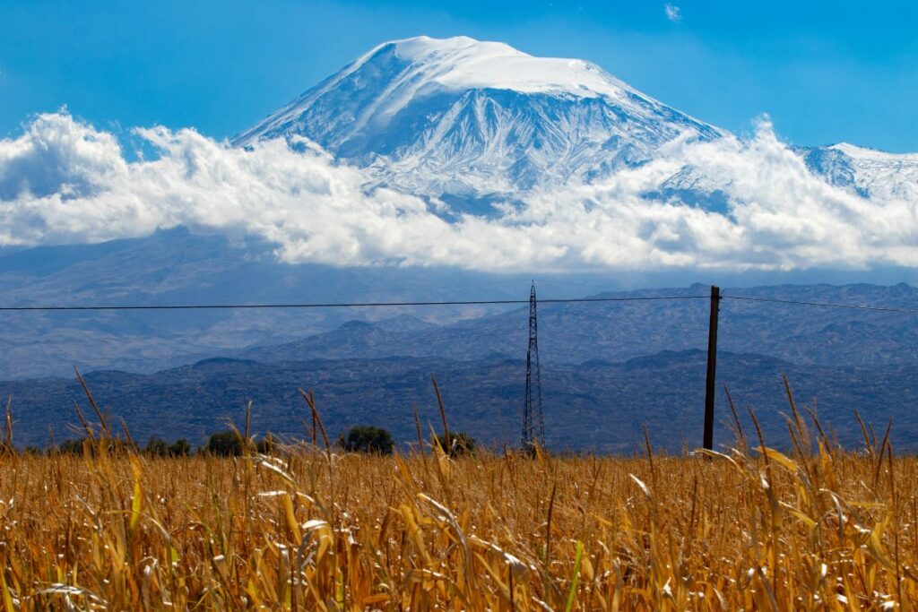 Mount Ararat, the highest mountain in Turkey