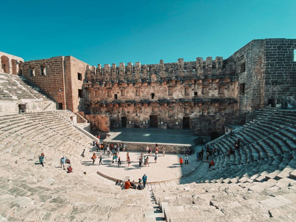 Aspendos Theatre from 2nd century AD in Antalya