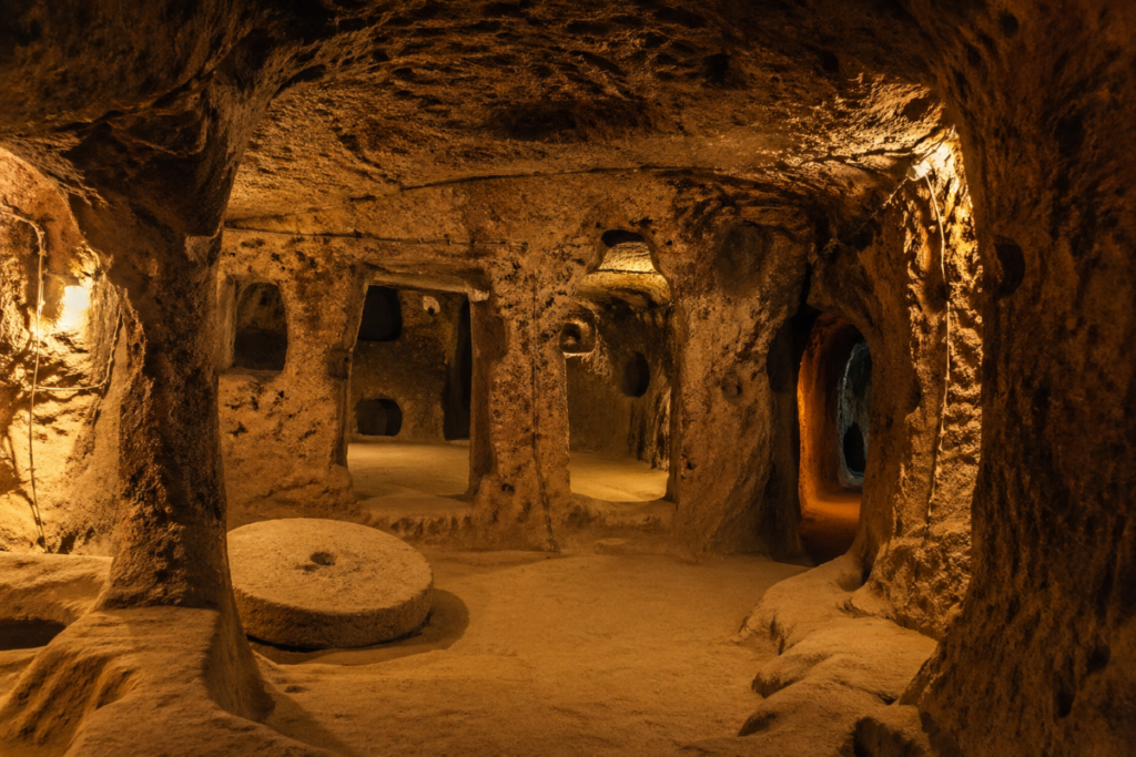 underground city in Cappadocia 