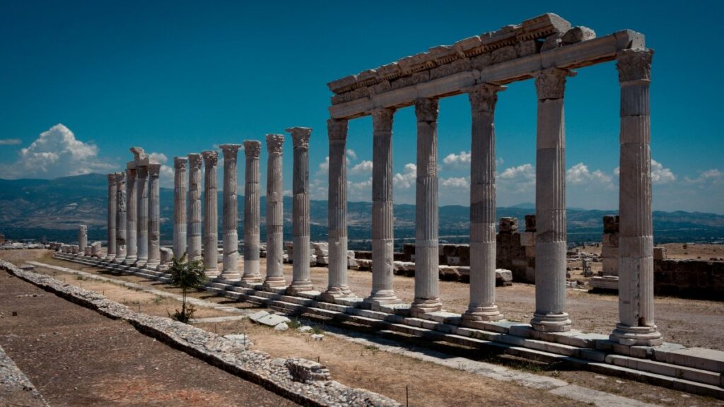 Ancient ruins of Laodicea, one of the Seven Churches of Revelation
