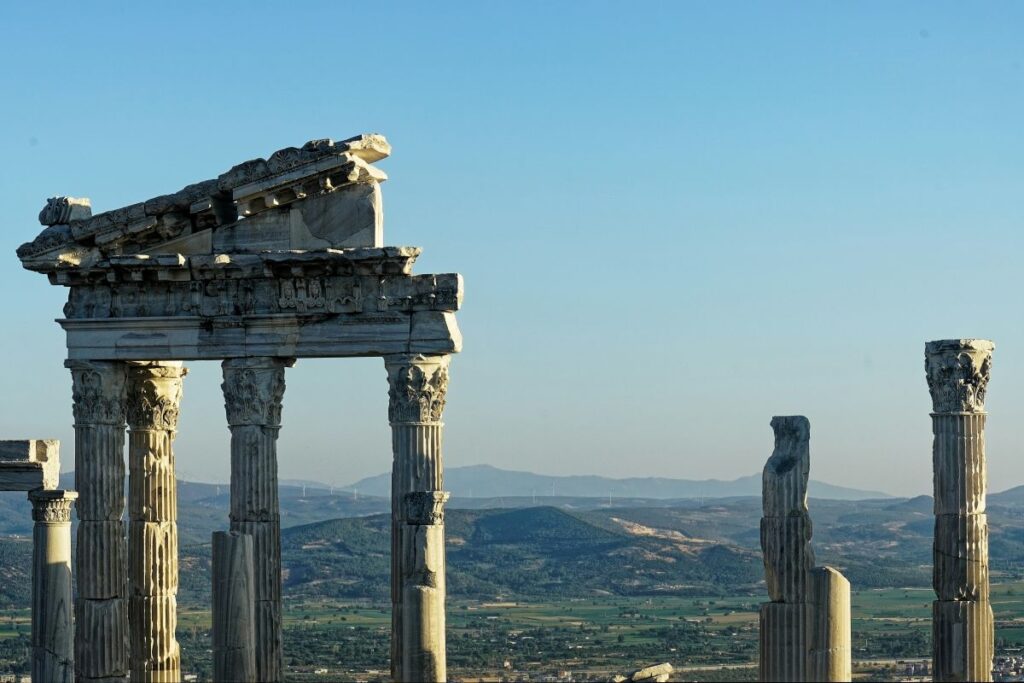 Pergamon Acropolis in Bergama, the biblical city where Satan's throne was mentioned