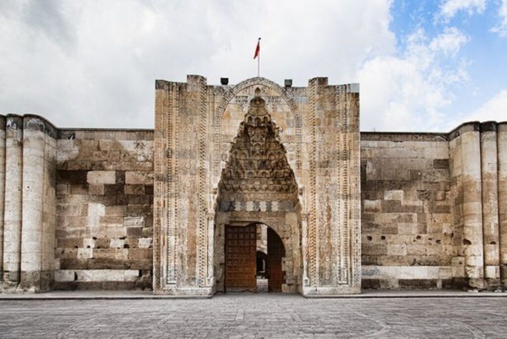 Sultanhani Caravanserai built during the Seljuk period in Anatolia