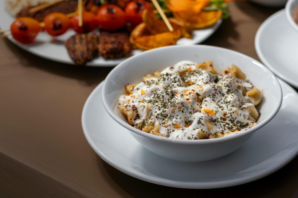 Turkish manti 