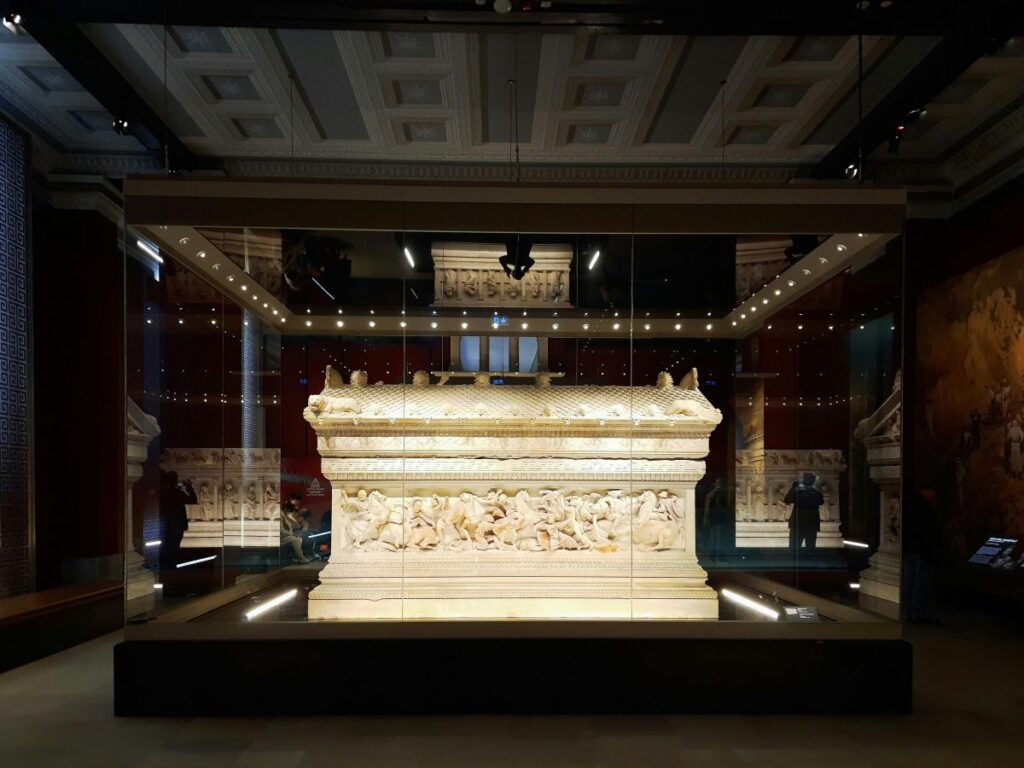 Alexander Sarcophagus in Istanbul Archaeological Museums