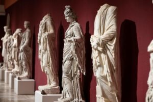 Ancient sculptures from Perge exhibited at Antalya Museum