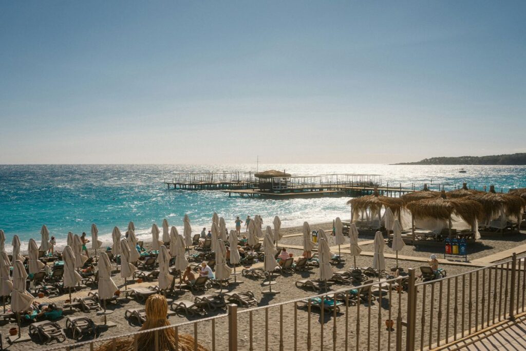 Luxury beachfront resorts in Lara Antalya
