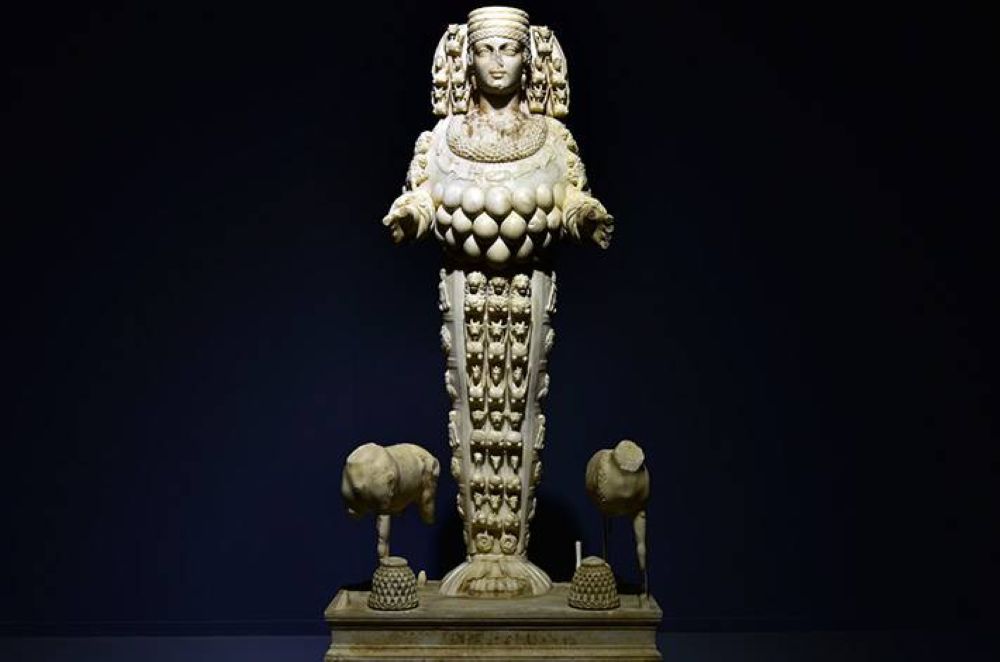 Statue of Artemis displayed in Ephesus Museum