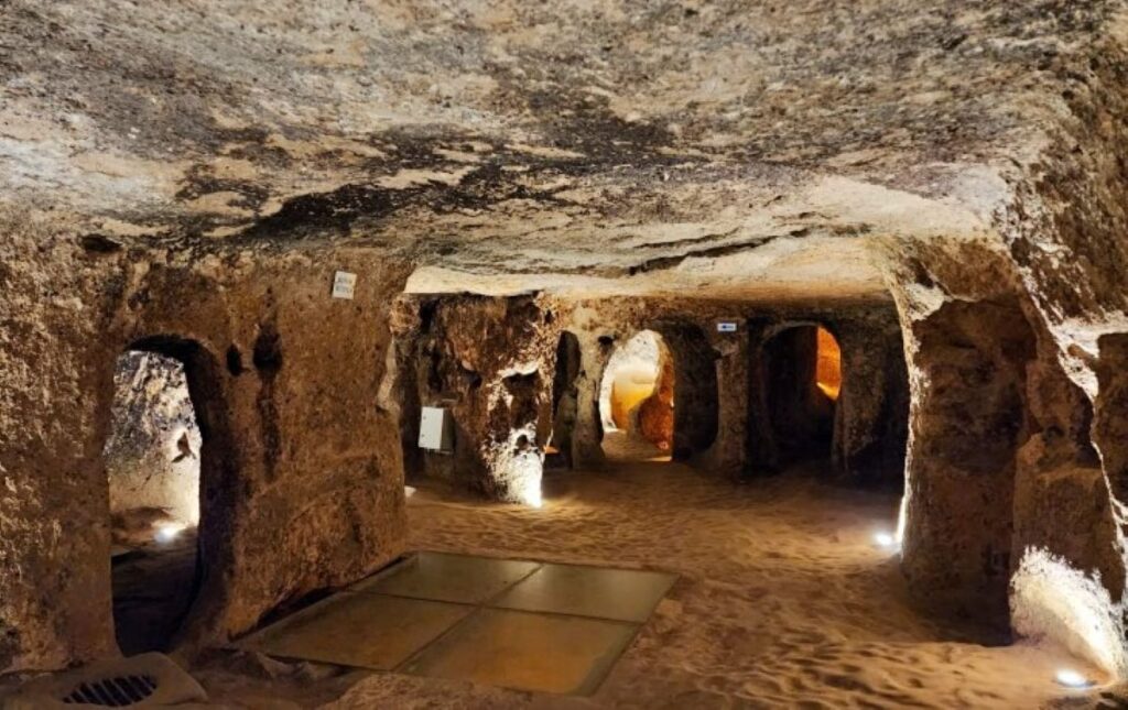 Kaymakli underground city in Cappadocia