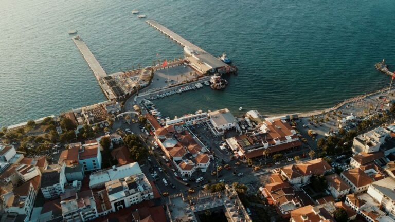 Kusadasi Port for Cruise, road to Ephesus in Turkey